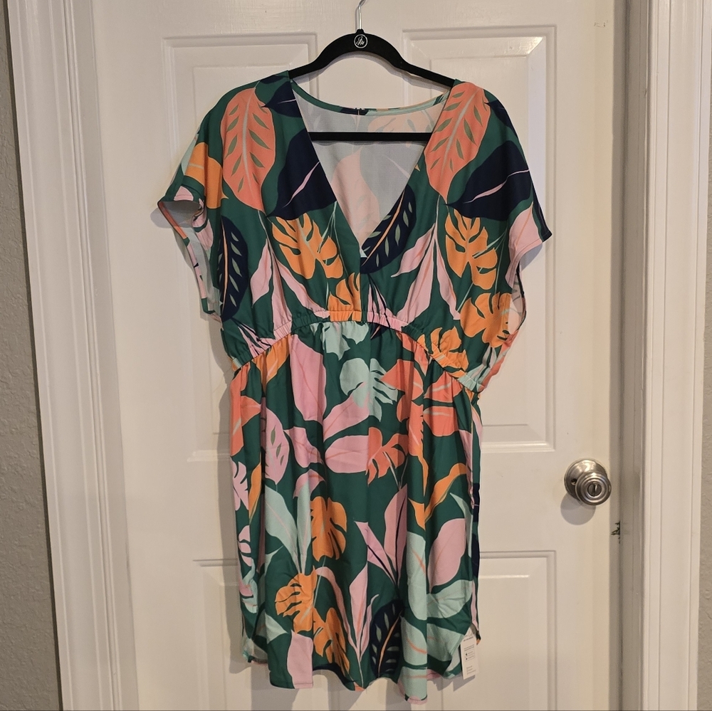 Cupshe Multicolor Tropical Print Dress 🌴☀️ - Picture 2 of 4